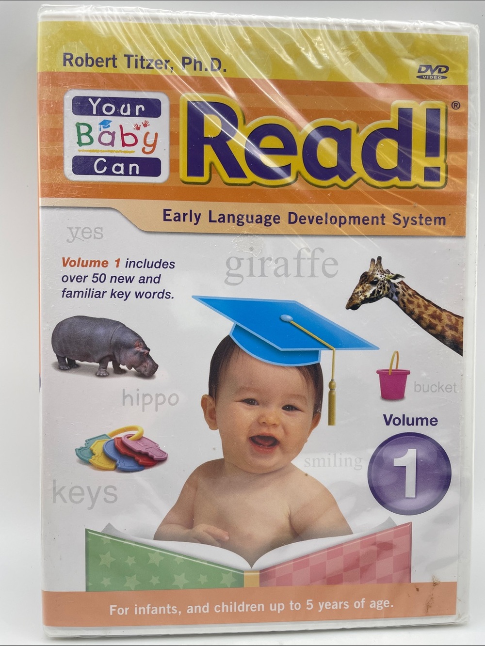 Your Baby Can Read! Volume 1 DVD Video Early Language Development System - NEW